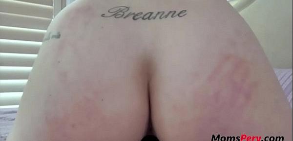  Hot Brunette Mom Helps Virgin Son- Brianna Rose